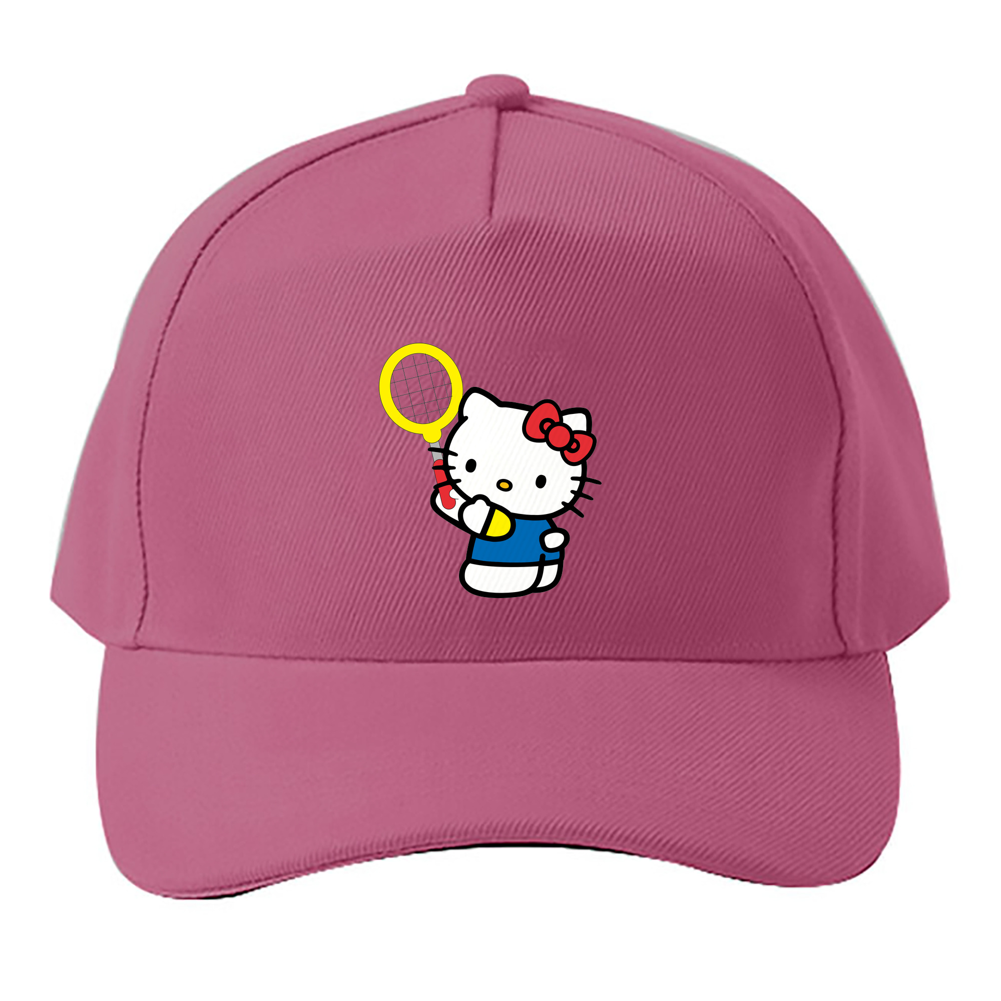 （画像用） Hello Kitty ハローキティ ベースボールキャップ 綿100％ 男女兼用 帽子 スポーツ